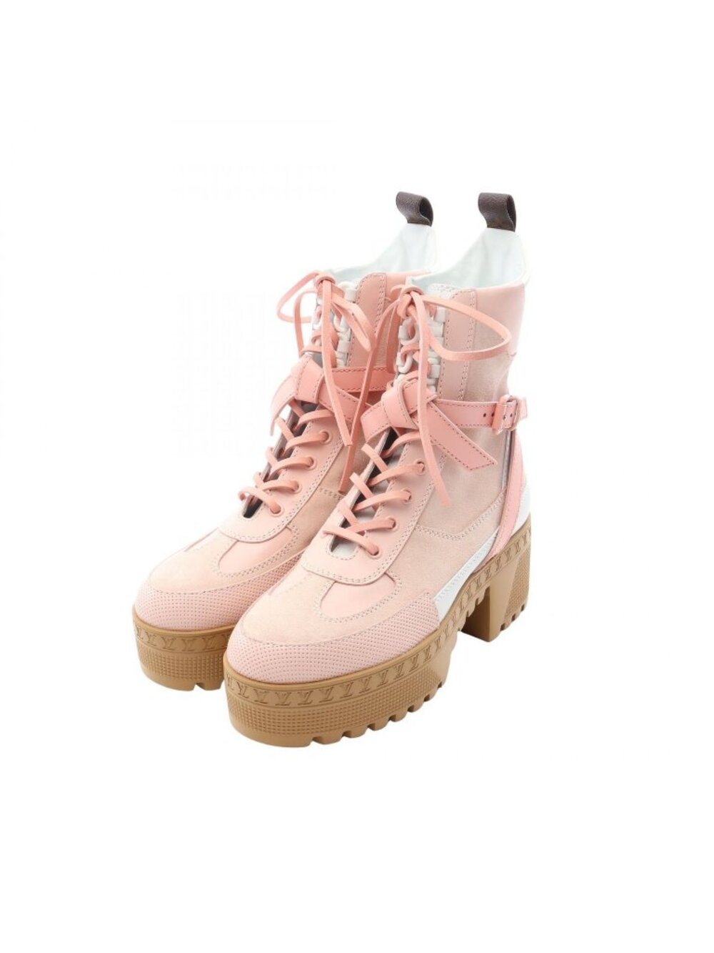 Louis Vuitton Boots Laureate Line Short Suede Leather
